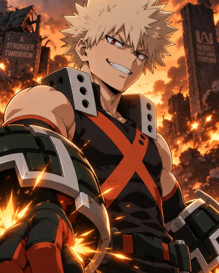Katsuki Bakugo portrait